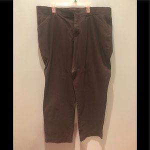 Grey straight leg pants